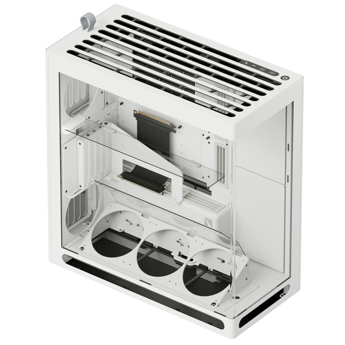 HAVN HS 360 VGPU White Panoramic Glass ATX PC Case