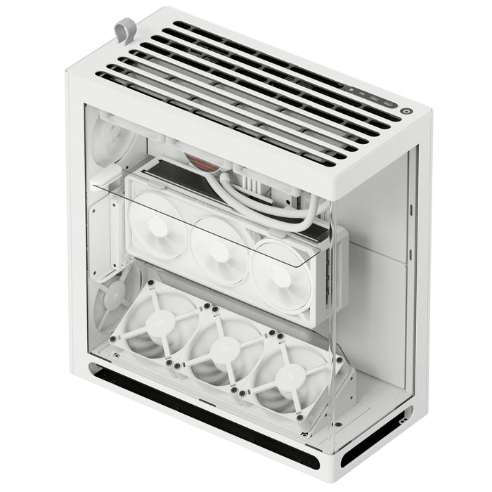 HAVN HS 360 VGPU White Panoramic Glass ATX PC Case