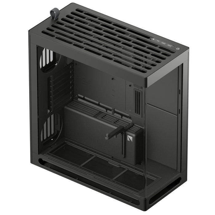 HAVN HS 360 Black Panoramic Glass ATX PC Case