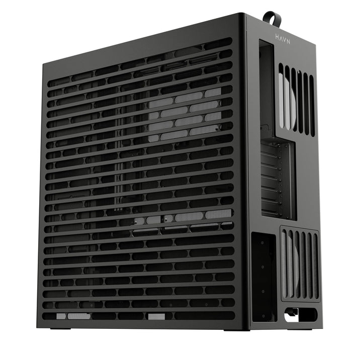 HAVN HS 360 Black Panoramic Glass ATX PC Case