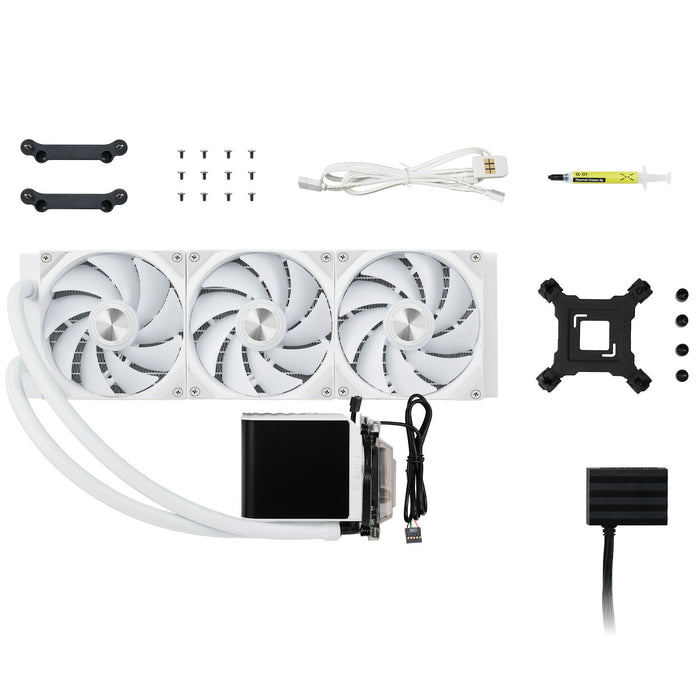 TRYX Panorama ARGB 2025 360mm OLED White AIO Liquid Cooler