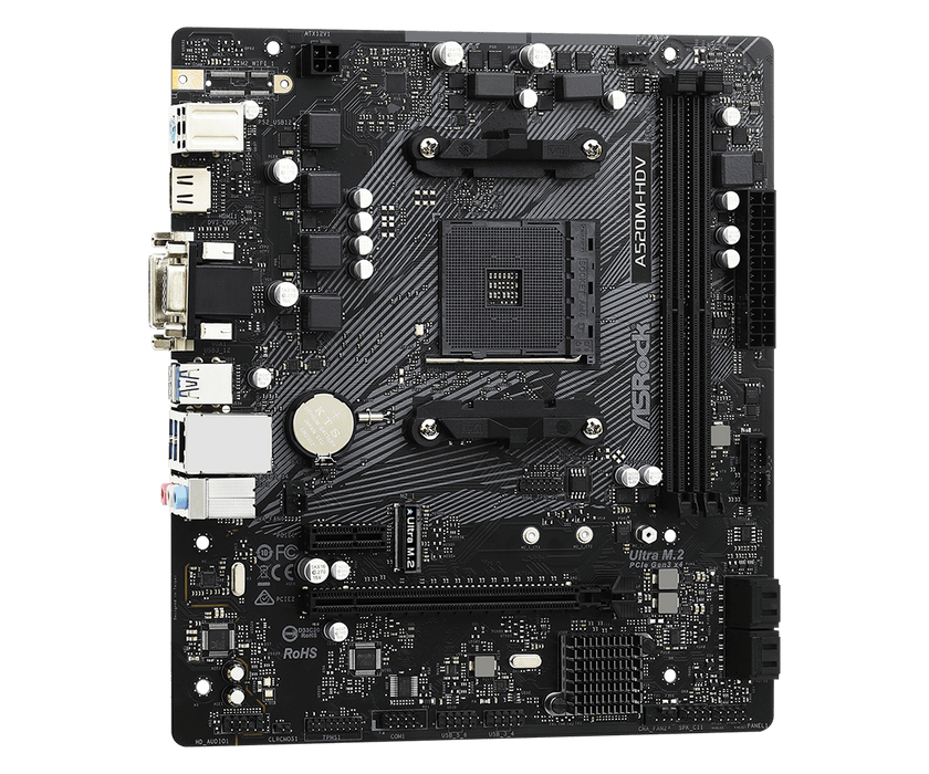 ASRock A520M-HDV Micro-ATX AM4 Motherboard