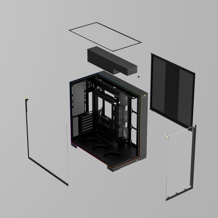 Thermalright TL-A70 ARGB Black Dual Chamber ATX Case