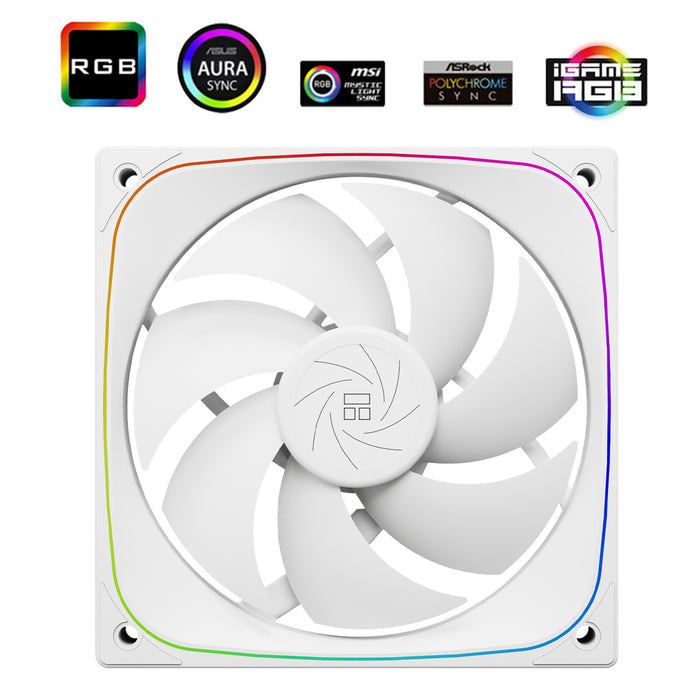 Thermalright TL-Q12W White A-RGB 120mm PWM Fan