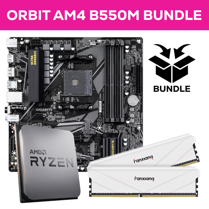 Orbit Ryzen AM4 Bundle - 16GB (2x8GB) 3200MHz DDR4 RAM & Gigabyte B550M DS3H AC R2