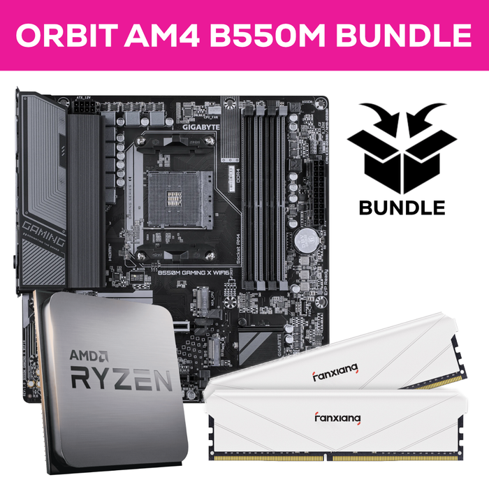 Orbit Ryzen AM4 Bundle - 16GB (2x8GB) 3200MHz DDR4 RAM & Gigabyte B550M Gaming X WIFI6