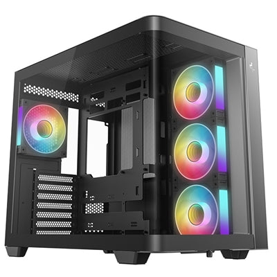 DeepCool CG530U 4F Black Tempered Glass ATX Case