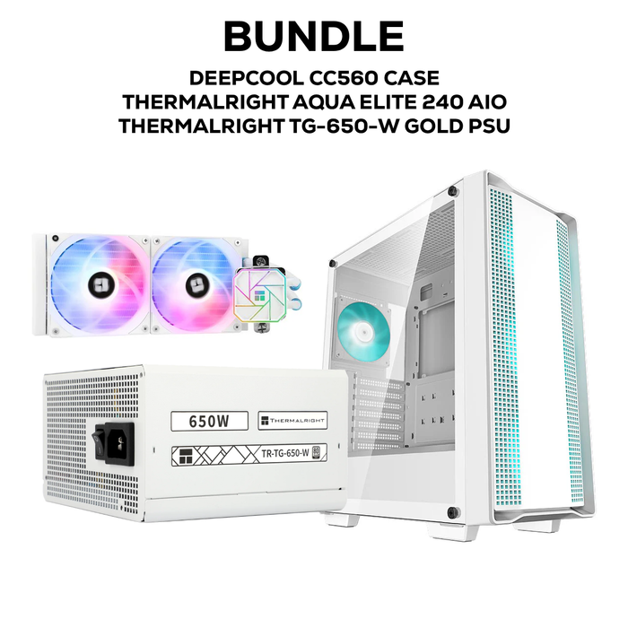 Orbit Bundle: Deepcool CC560 BlueLED Case + Thermalright 650W PSU + Aqua Elite V3 OEM
