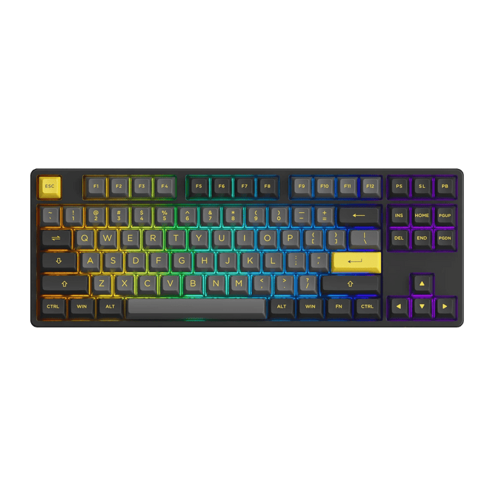 Akko 5087B Plus Black & Gold RGB TKL ANSI CS Jelly Pink