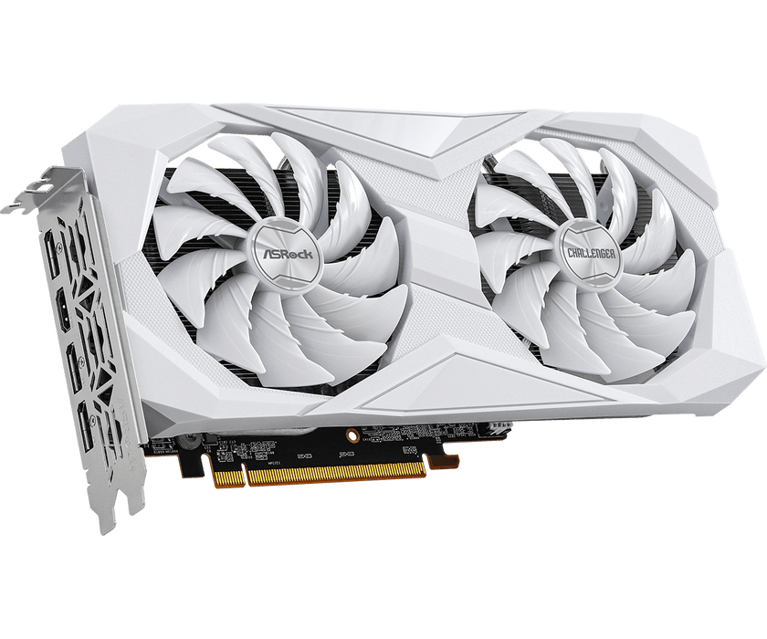 8GB ASRock RX 6600 Challenger White Graphics Card