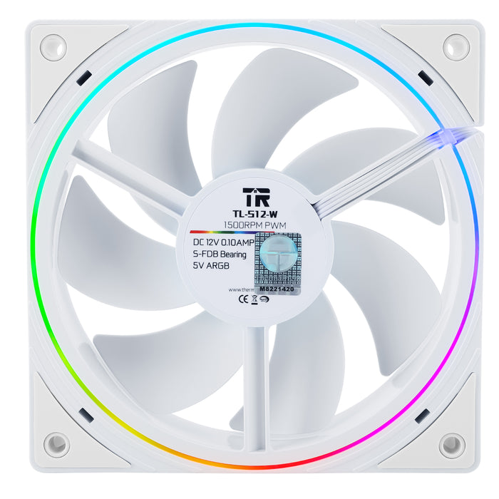 Thermalright TL-S12W X3 White A-RGB 120mm PWM Triple Pack