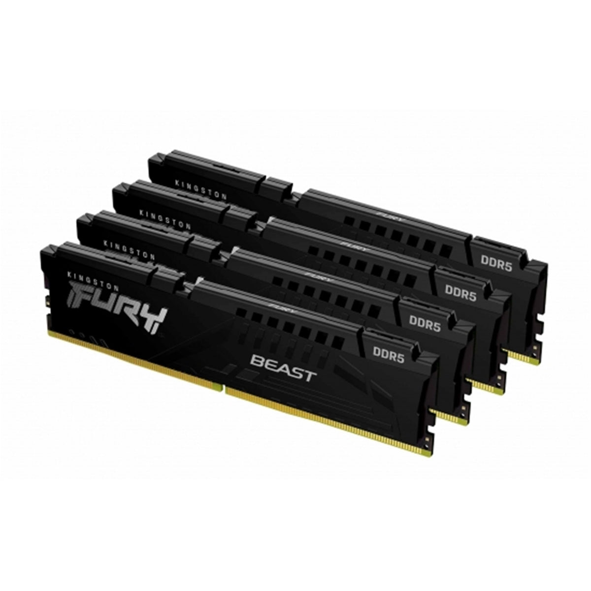 128GB (4x32GB) DDR5 5600MHZ CL40 Kingston Fury Beast RAM