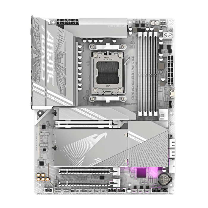 Gigabyte X870E Aorus Elite WIFI7 ICE ATX AM5 Motherboard