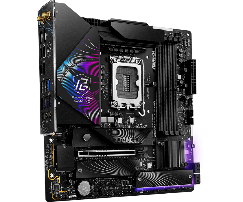 Asrock Z890M Riptide WIFI Micro-ATX LGA 1851 Motherboard