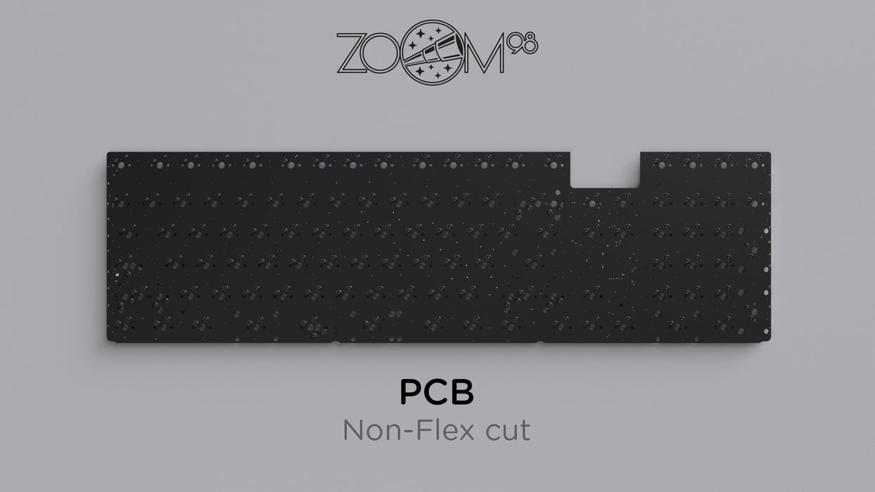 Meletrix Zoom98 Non-Flex Cut Hot-Swap RGB Tri-Mode PCB