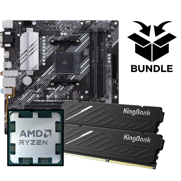 Orbit Ryzen AM4 Bundle - 32GB (2x16GB) 3200MHz DDR4 RAM & ASUS B550M-A Prime WIFI II