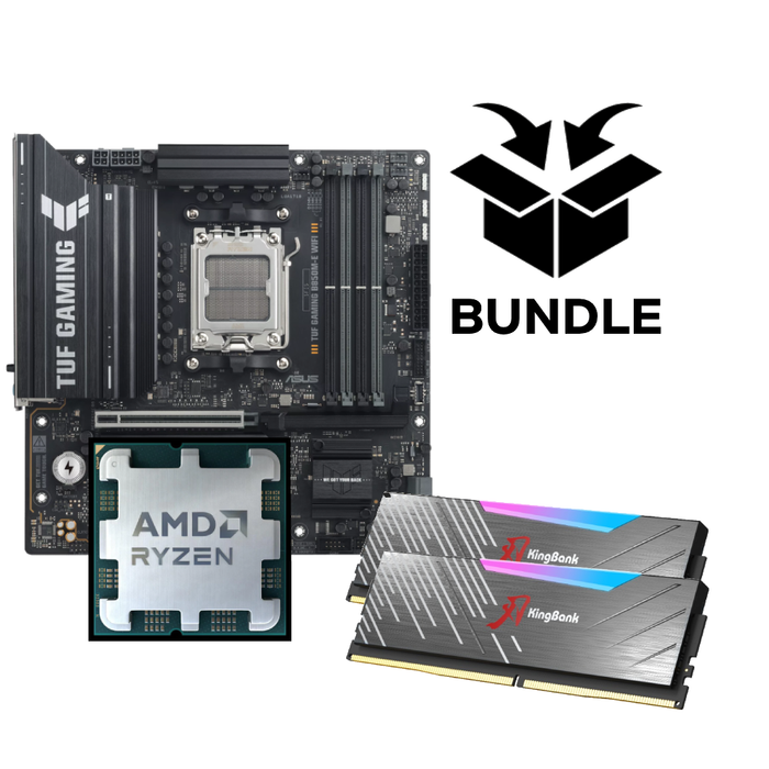 Orbit Ryzen AM5 Bundle - 32GB (2x16GB) 6000MHz DDR5 RGB RAM & ASUS B850M-E TUF Gaming WiFi