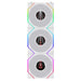 Lian Li UNI FAN TL LCD FLEX 120mm Triple Fan Pack - White