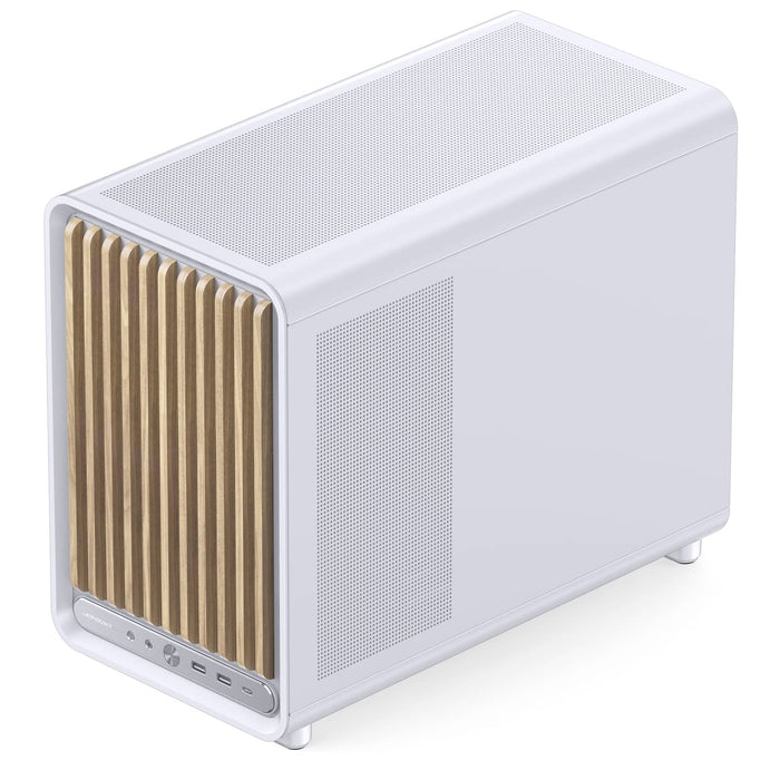 Jonsbo D33 Wood Tempered Glass MATX Case - White