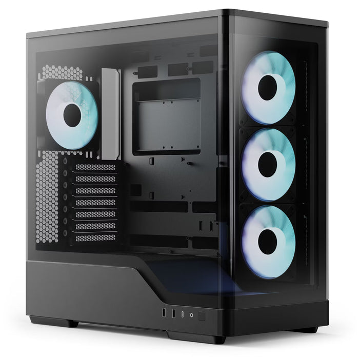 Aerocool P500A ARGB Black ATX PC Case