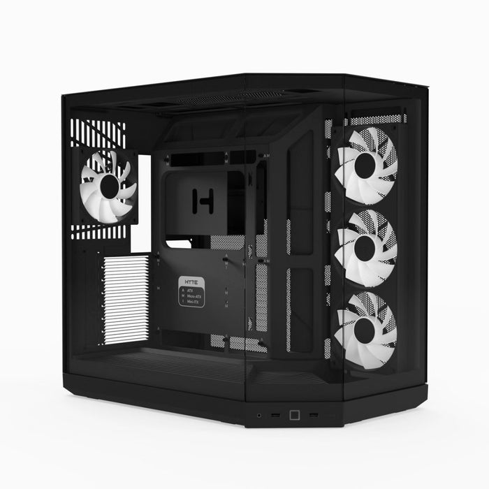 HYTE Y50 Pitch Black TG ATX Case