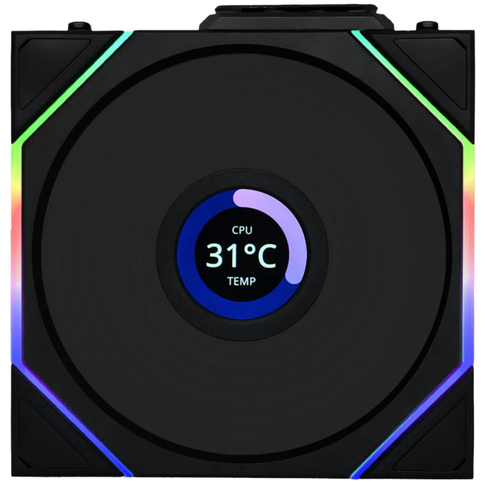 Lian-Li UNI FAN TL120 LCD Wireless ARGB Black 120mm Fan