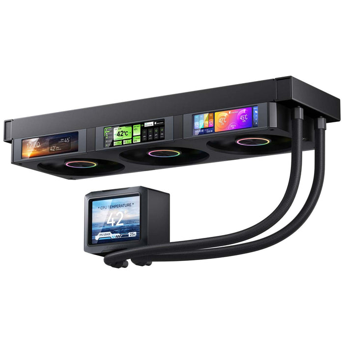Jonsbo TF3-360SCB LCD ARGB Black All In One CPU Cooler