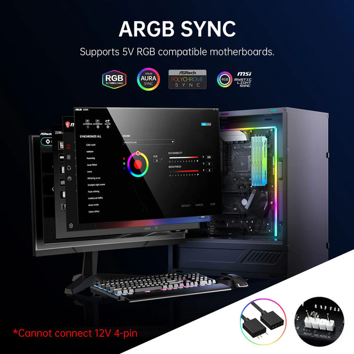 Asiahorse Lightsaber-X ARGB LED ATX Lighting Kit