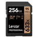 256GB Lexar Professional 633x UHS-I Class 10 SD Card