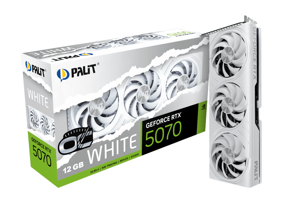 Palit RTX 5070 White OC 12GB Graphics Card