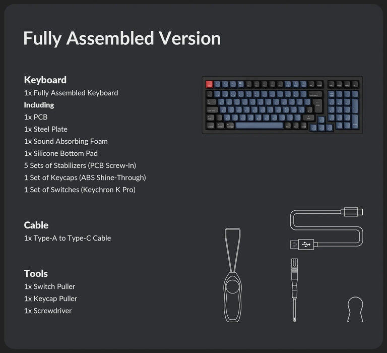 Keychron K4 Pro RGB 96% ISO UK Hot-Swap K Pro Red