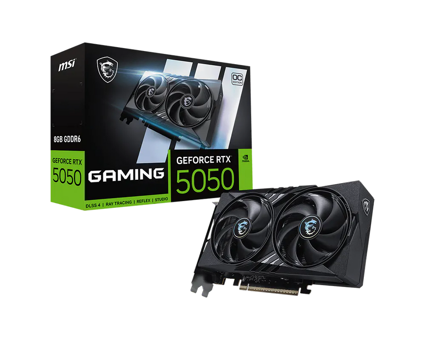 MSI GeForce RTX 5050 GAMING OC 8GB Graphics Card