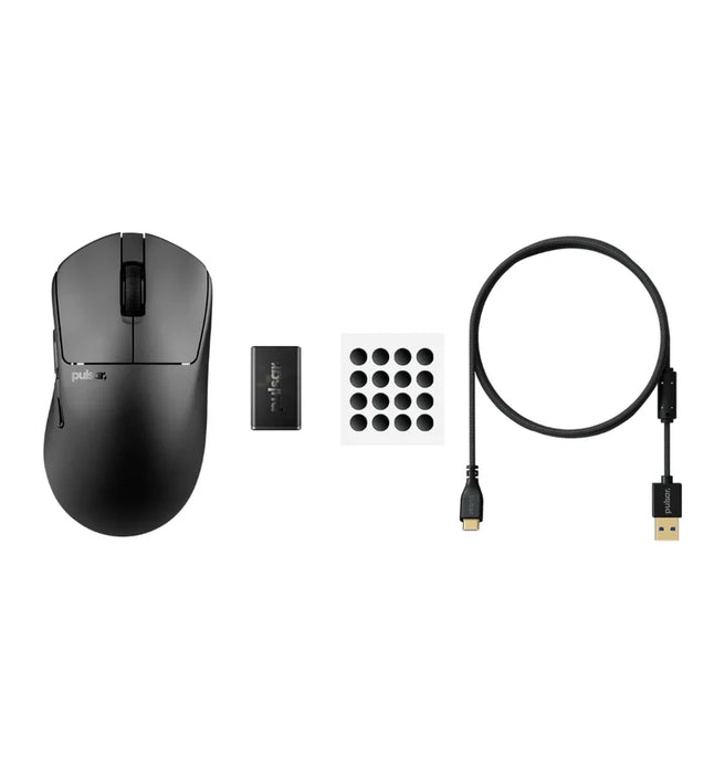 Pulsar X3 CrazyLight Jet Black Mini Wireless Gaming Mouse