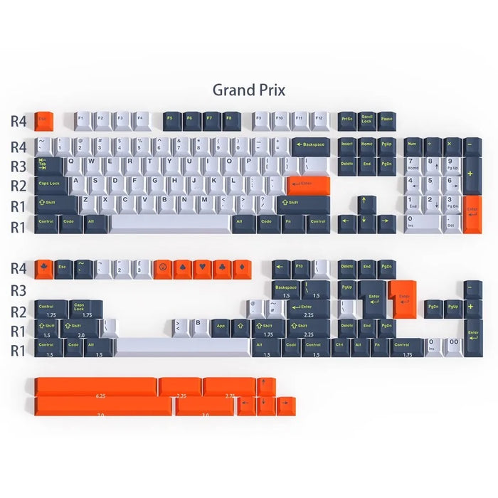 DaYe Grand Prix Cherry Profile Doubleshot ABS Keycaps