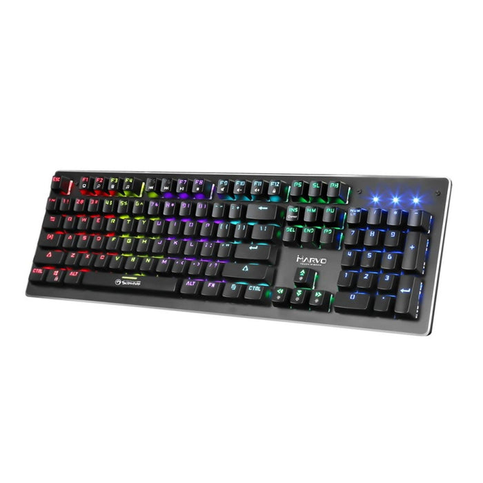 MARVO SCORPION KG909-UK RGB MECHANICAL BLUE SWITCH KEYBOARD