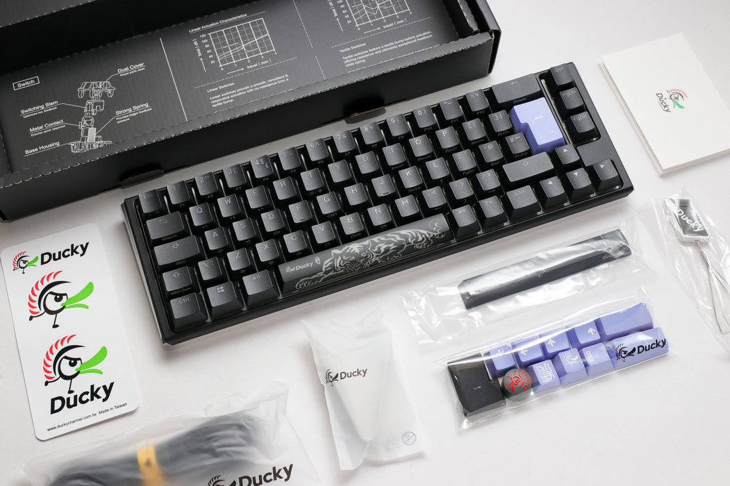 Ducky One 3 SF Black UK ISO RGB Cherry MX Red