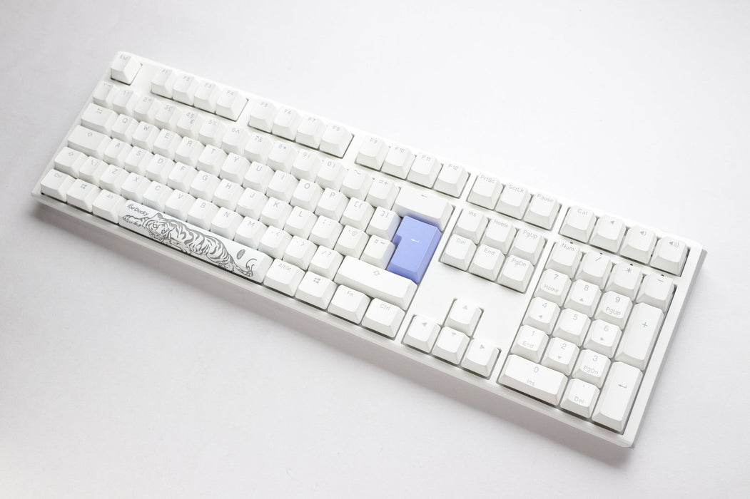Ducky One 3 Pure White UK ISO RGB Cherry MX Red