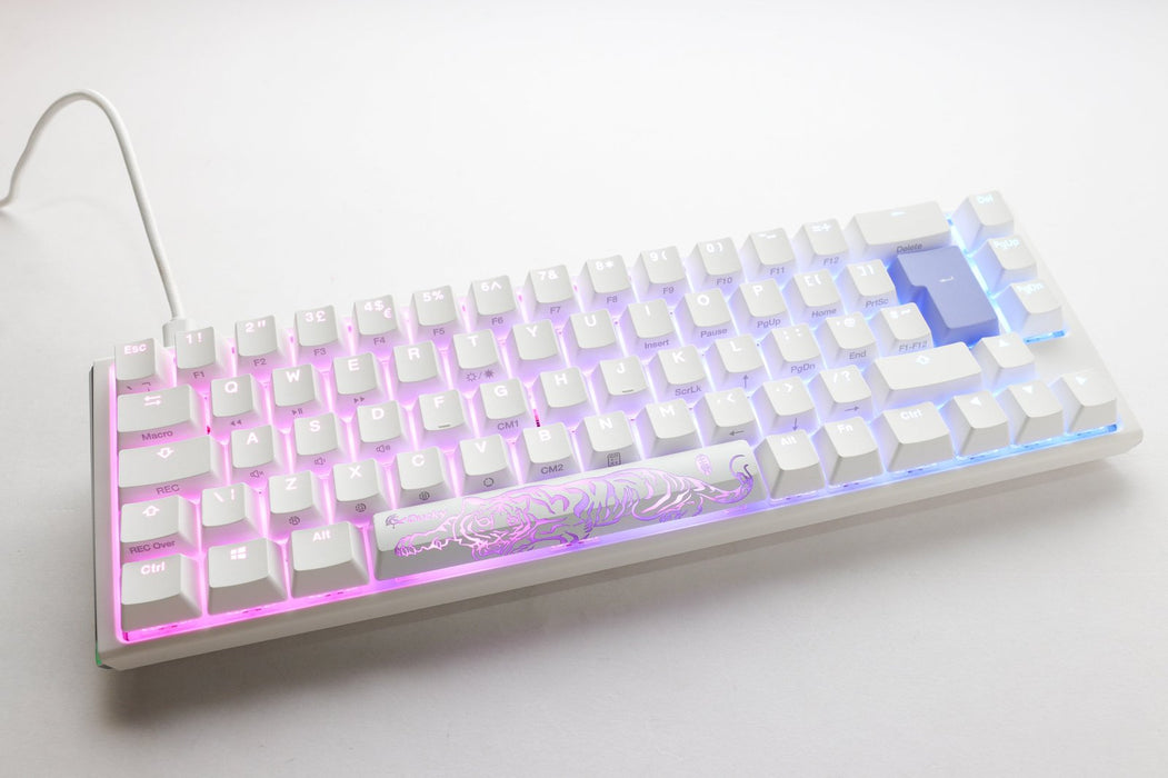 Ducky One 3 SF Pure White UK ISO RGB Cherry MX Silent Red