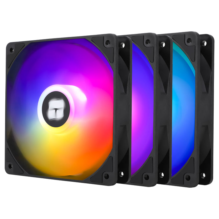 Thermalright TL-C12C-S Black A-RGB 120mm PWM Fans Triple Pack