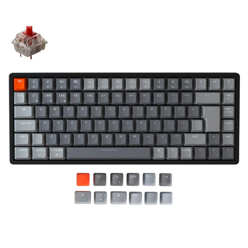 Keychron K2v2 Aluminium RGB 75% ISO UK Linear Hot-Swap Gateron Red