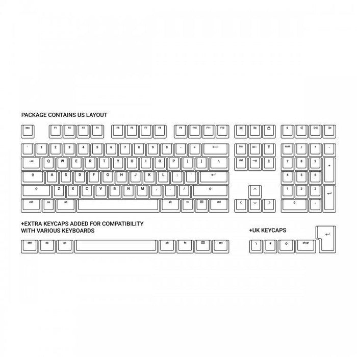 TAI-HAO PBT DOUBLE SHOT SUNSHINE KEYCAPS