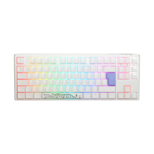 Ducky One 3 TKL Pure White UK ISO RGB Cherry MX Silver