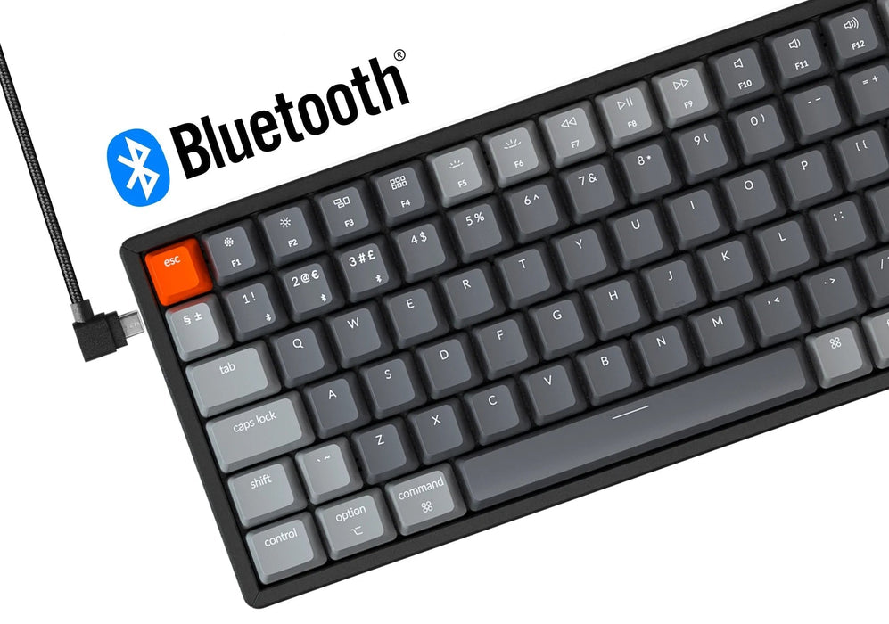 Keychron K4 Aluminium RGB 96% ISO UK Linear Hot-Swap Gateron Red